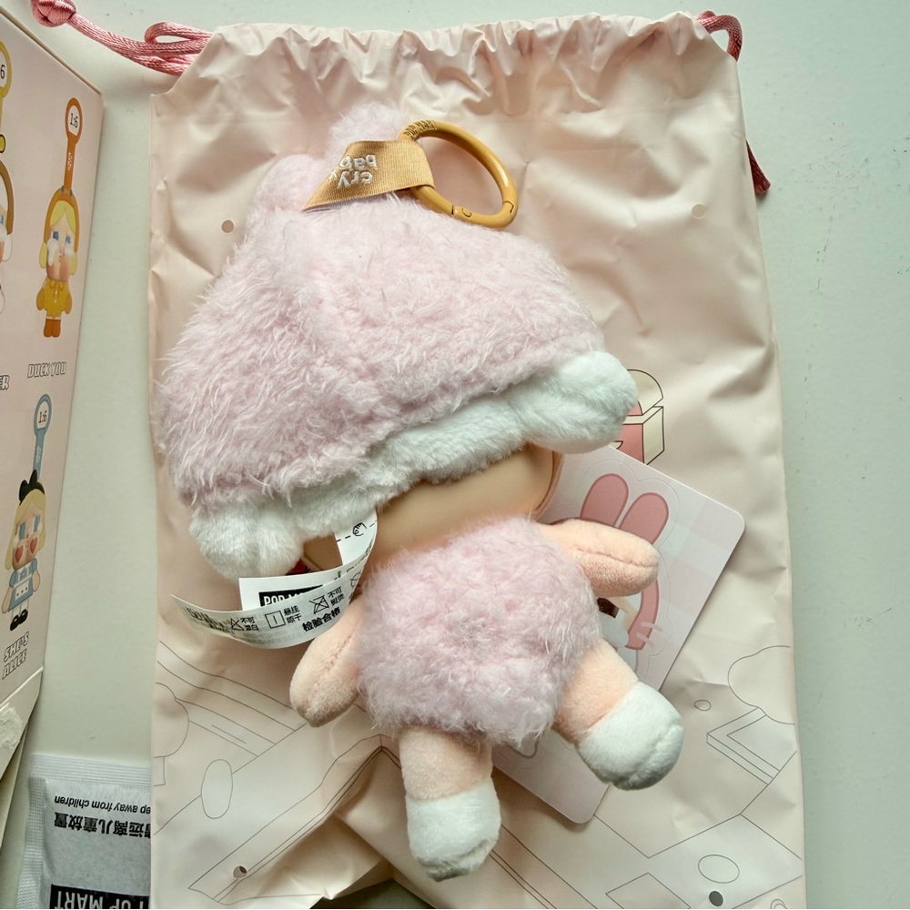 OPEN BOX Pop Mart Crybaby Crying Again I’ll Give You All My Love Plush Bunny - Picture 4 of 9
